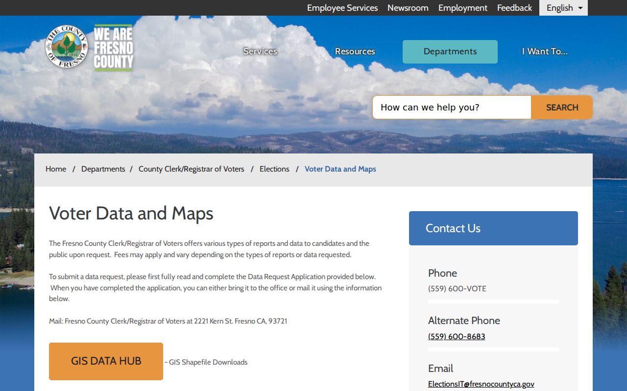 Fresno voter registration records voter data and maps page